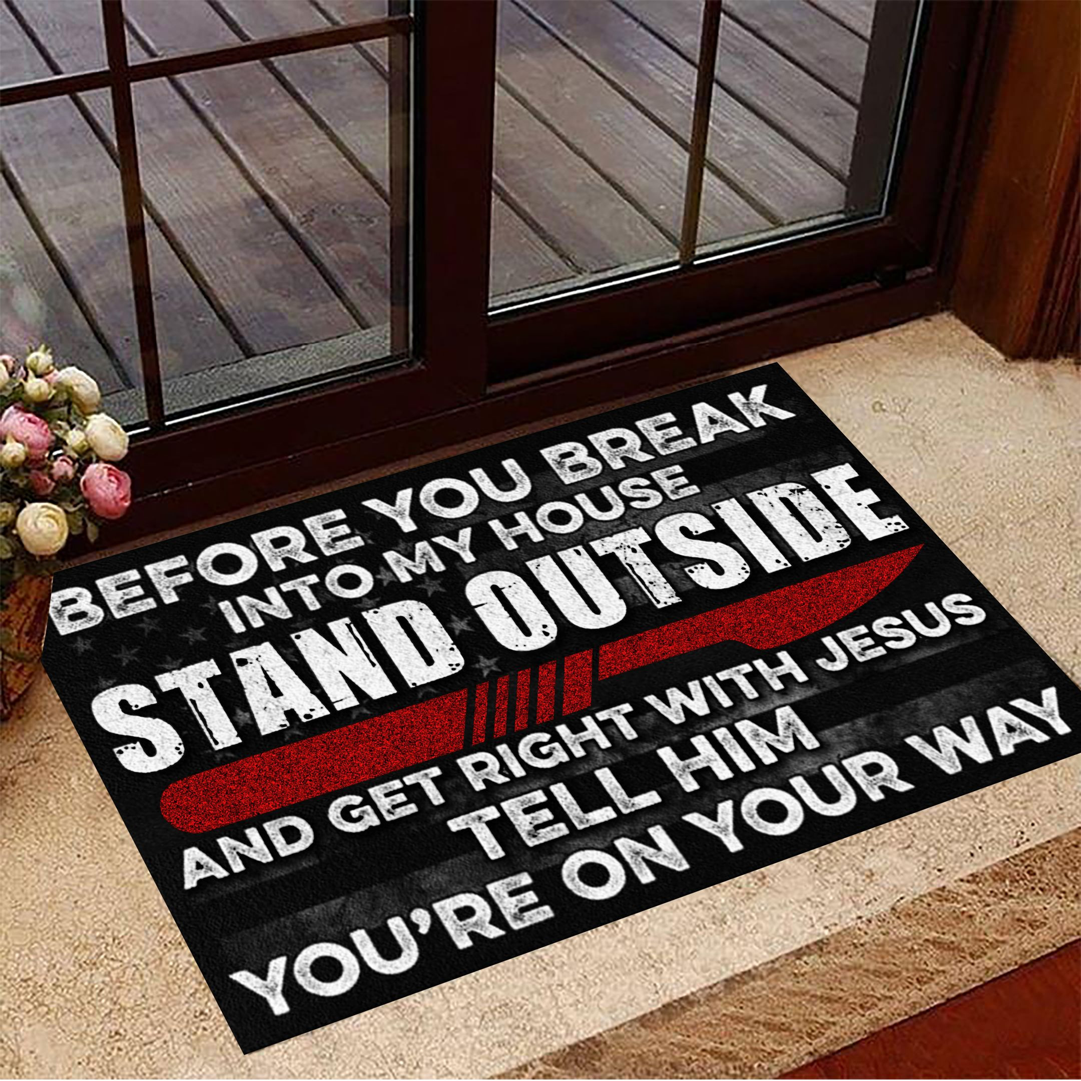 Surgeon Before You Break Into My House Doormat Scalpel Doctor Home Decor