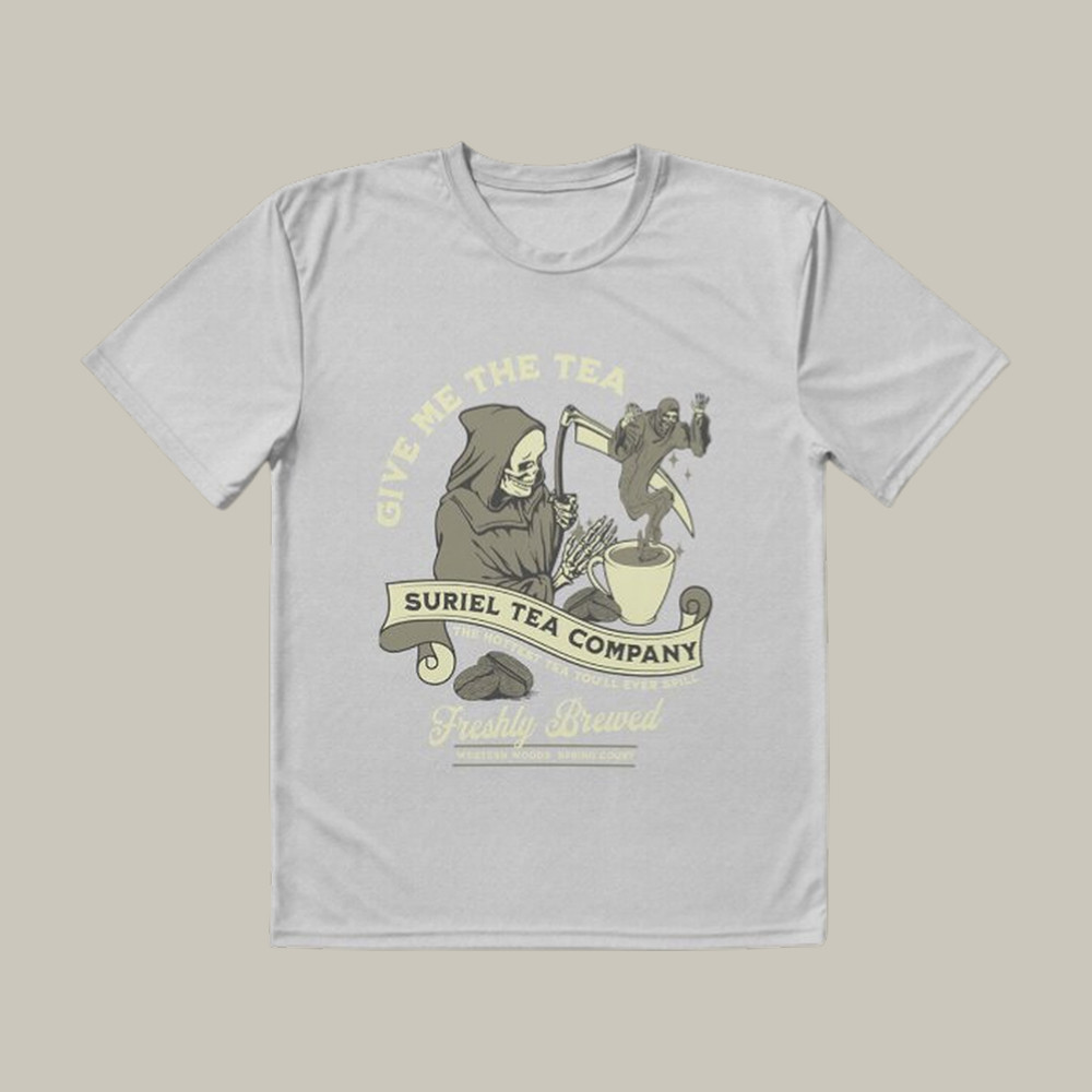 Suriel Tea Velaris Sarah J Maas ACOTAR T-Shirt Throne Of Glass Merchandise Fan Gift