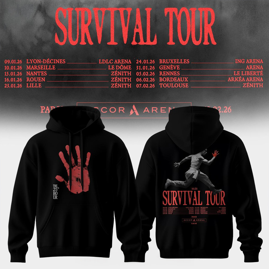Survival Tour Europe 2026 Hoodie Fan Merch Birthday Gifts For Boyfriend