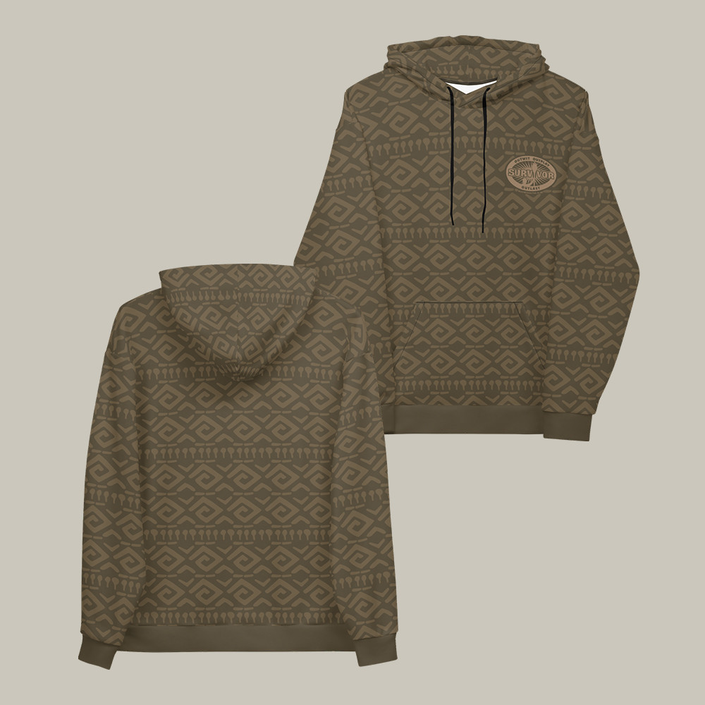 Survivor Brown Tribal Hoodie Paramount Apparel Survivor Lover Gift For Her