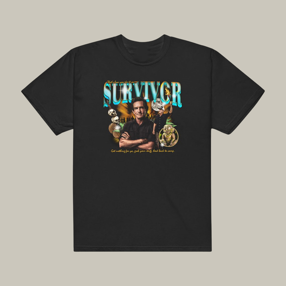 Survivor Jeff Probst Heartthrob T-Shirt Reality Tv Show Mech Streetwear Gift For Fans