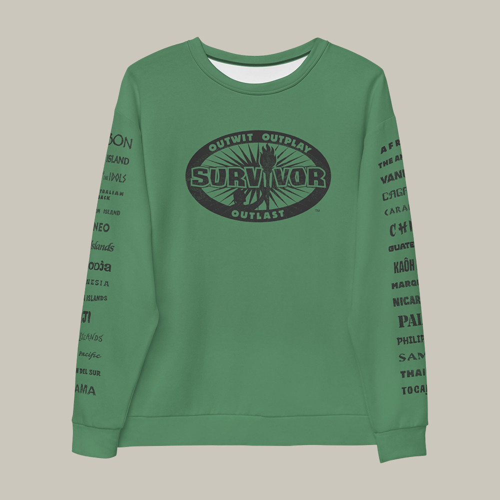 Survivor Location List Adult Sweatshirt Paramount Apparel Present Idea For Girlfriend