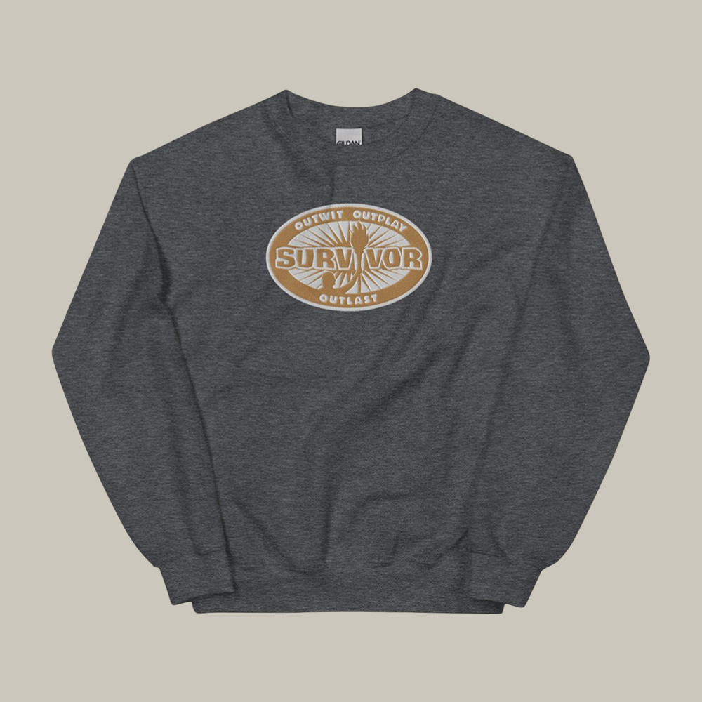 Survivor Logo Crewneck Sweatshirt Paramount Merch Cool Gift For Friends
