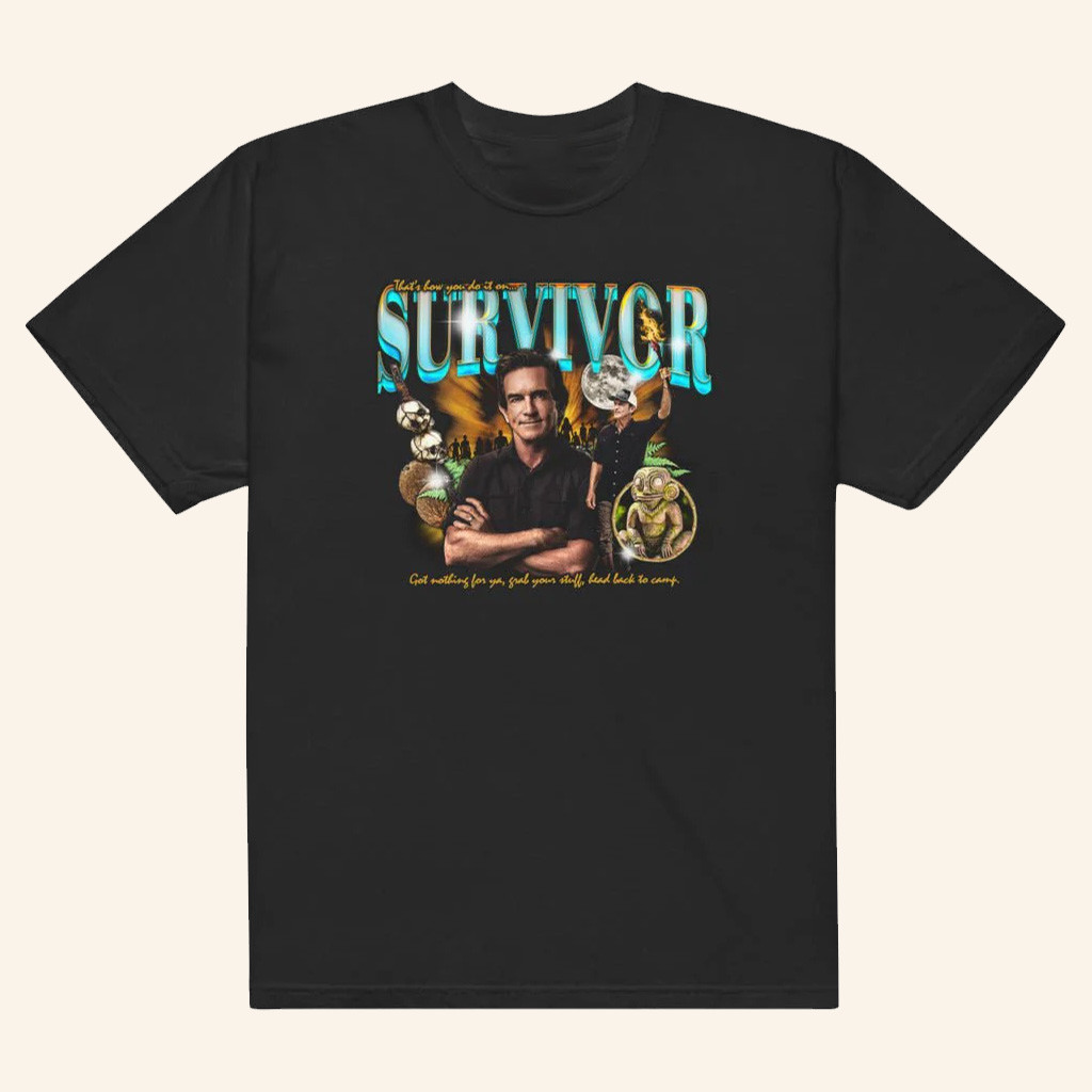 Survivor Merch Survivor Jeff Probst Heartthrob T-Shirt Christmas Gifts For Guys Survivor Merch Survivor Jeff Probst Heartthrob T-Shirt Christmas Gifts For Guys