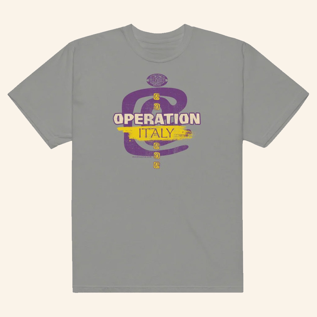 Survivor Merch Survivor Operation Italy T-Shirt Christmas Present For Husband