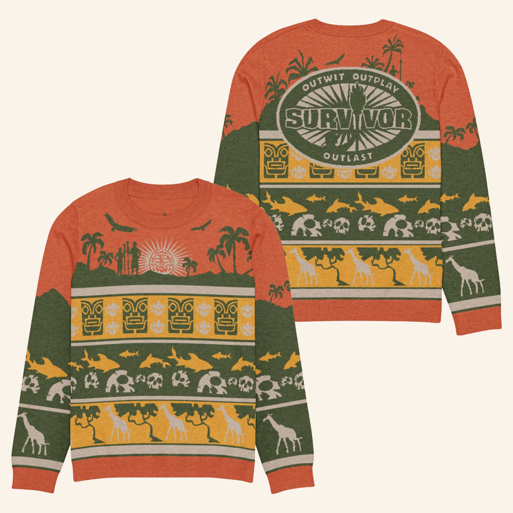 Survivor Merch Survivor Outwit Outplay Outlast Holiday Sweater Xmas Presents For Him