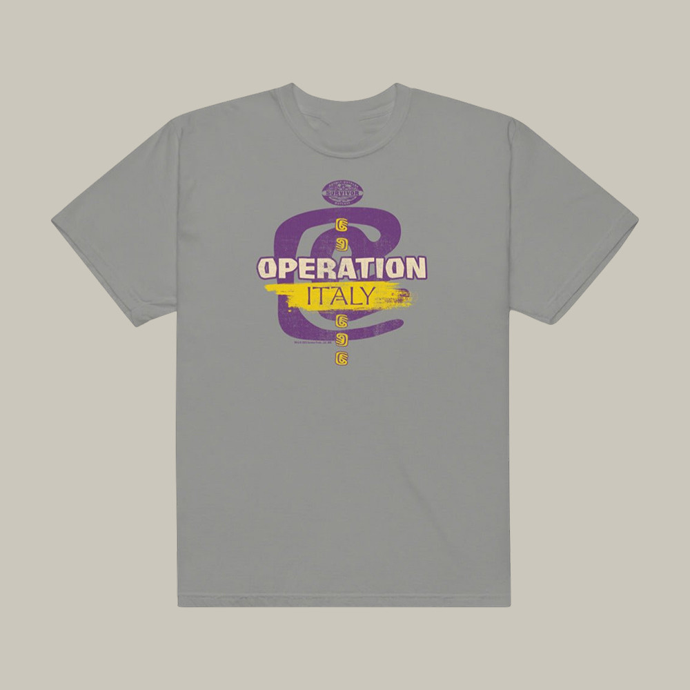 Survivor Operation Italy T-Shirt Reality Tv Show Merch Cool Gift For Boyfriend