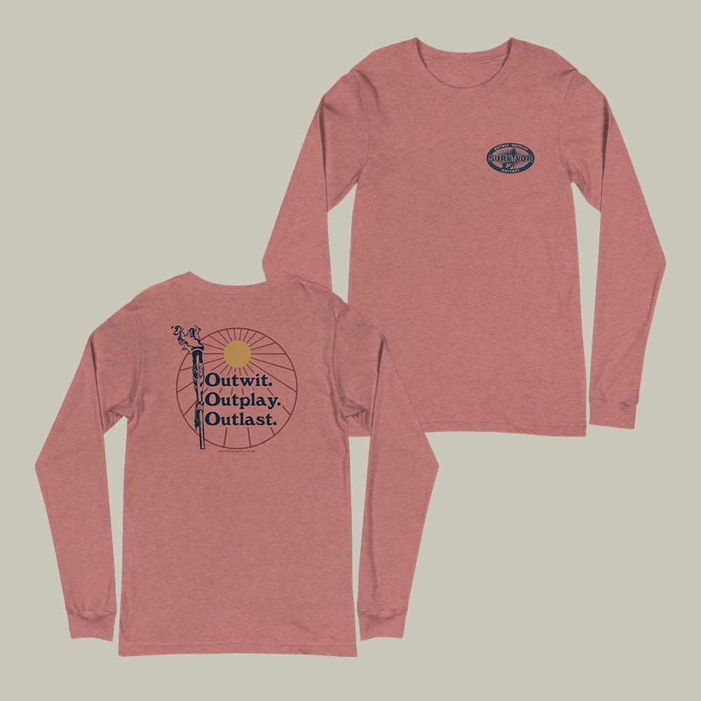Survivor Outwit Outplay Outlast Torch Long Sleeve Shirt Paramount Apparel Present For Her