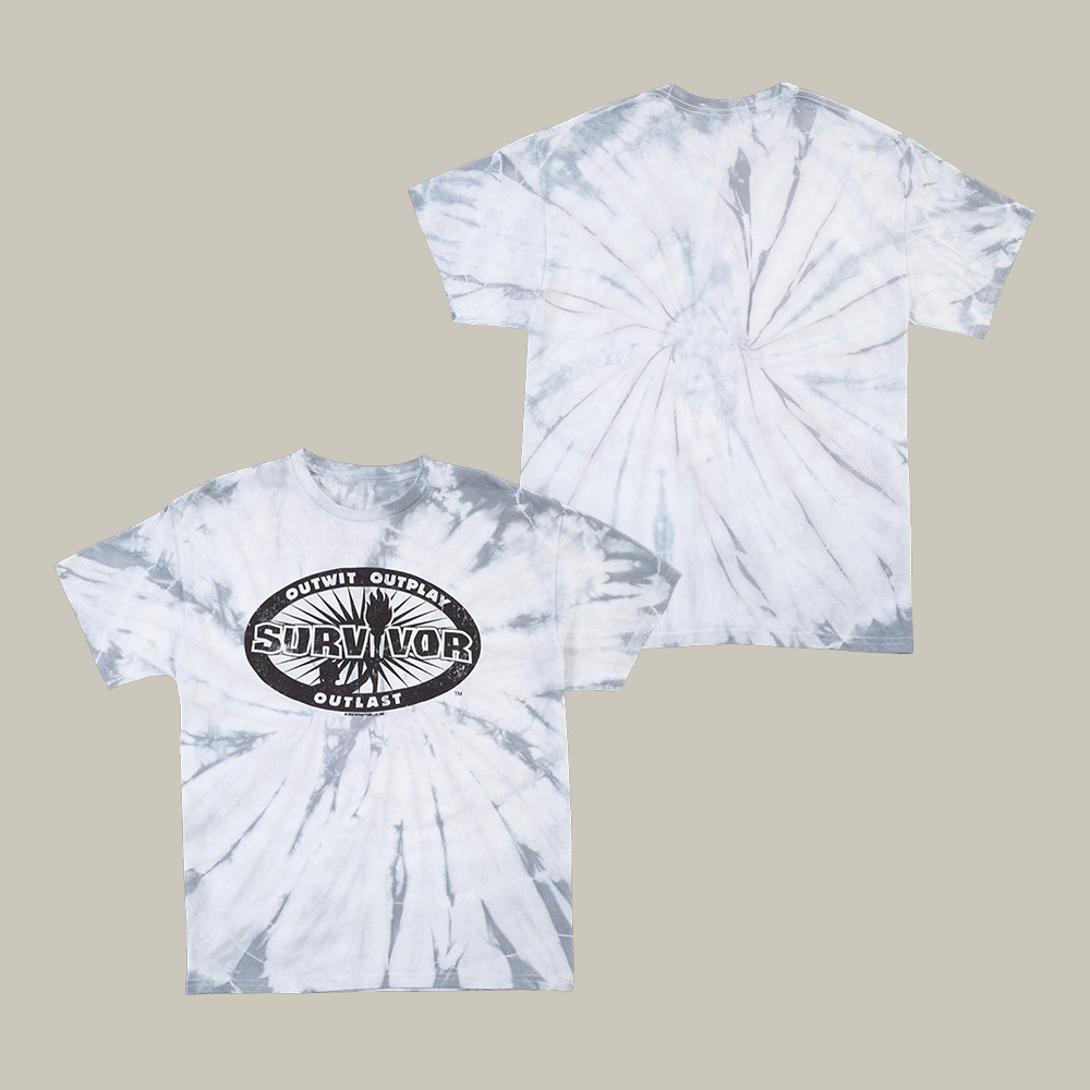 Survivor Premium Slate Tie Dye T-Shirt Paramount Clothes Cool Gift For Husband