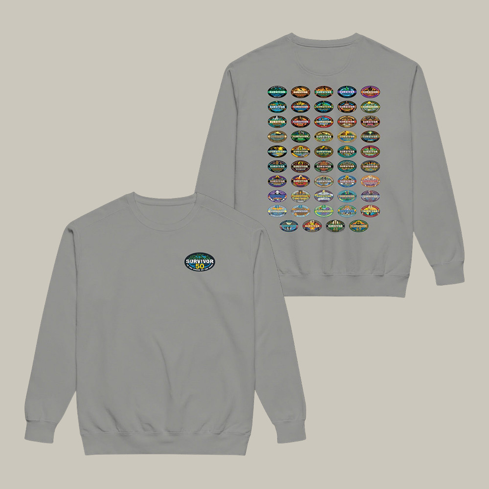 Survivor Seasons Logo Sweatshirt Paramount Apparel Present Idea For Fans