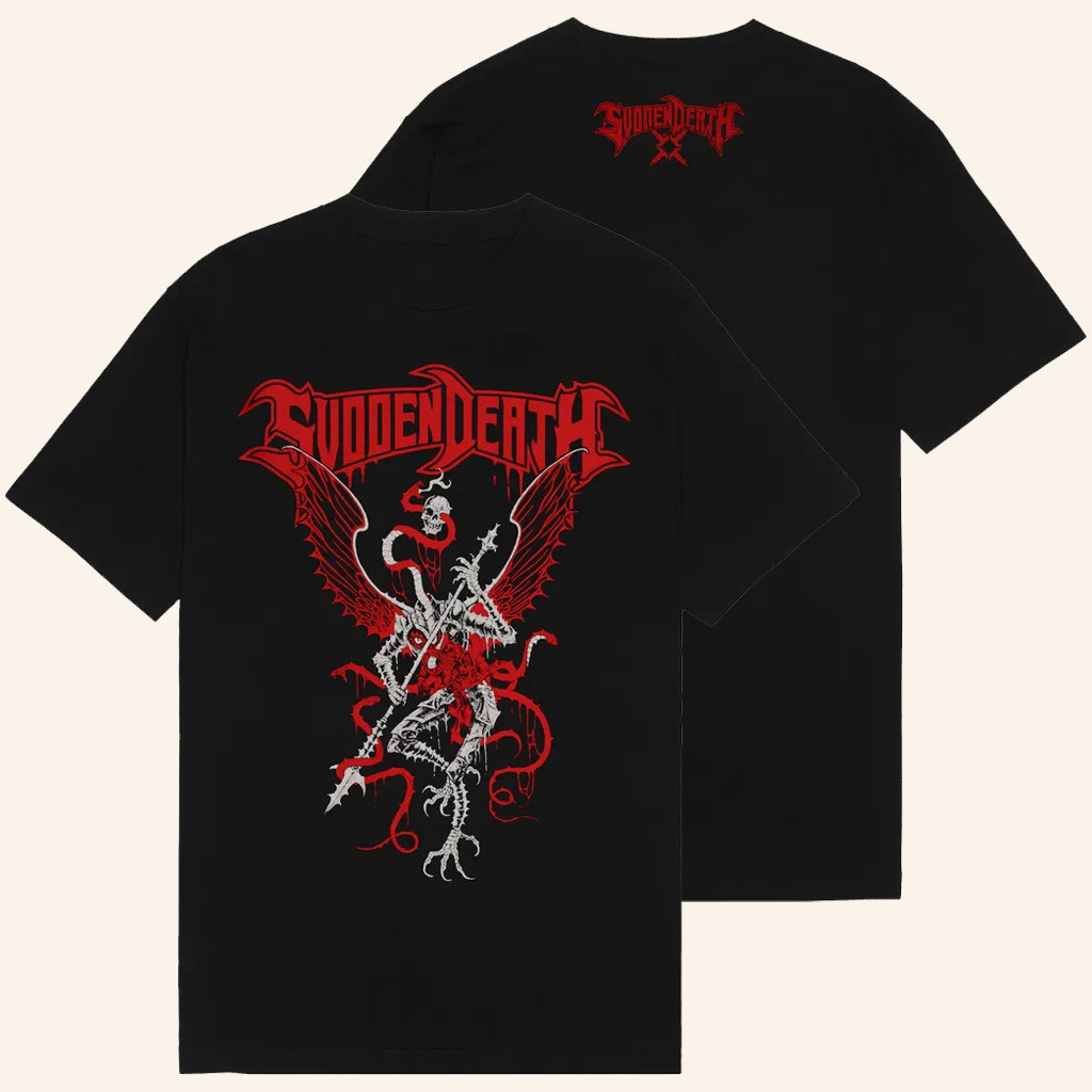 Svdden Death Merch Archdemon Black T-Shirt Gifts For DJ Lovers