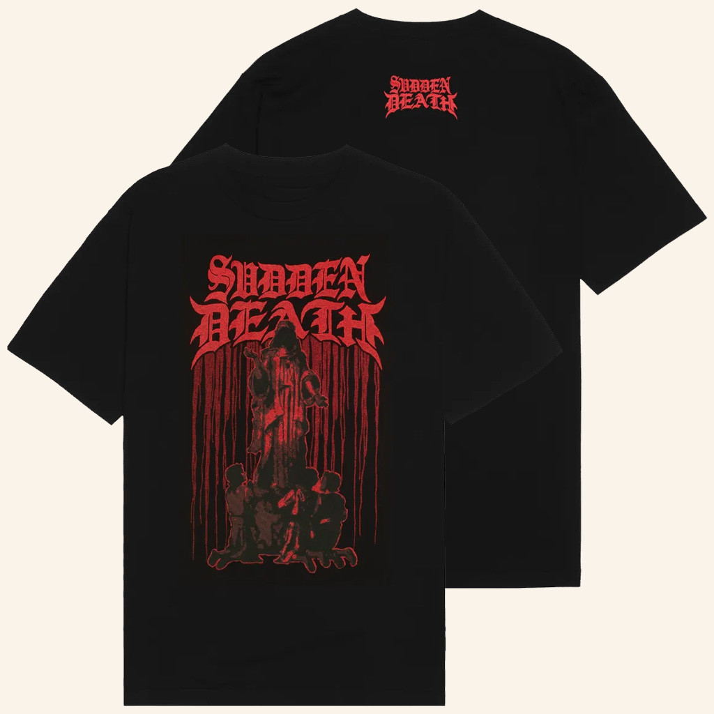 Svdden Death Merch Cult Black T-Shirt Unique Gifts For Husband