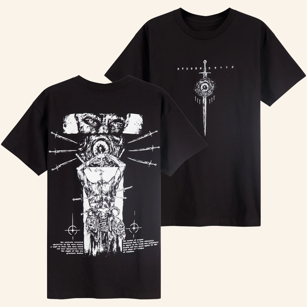 Svdden Death Merch Curse Of Blades T-Shirt Best Gifts For Music Lovers