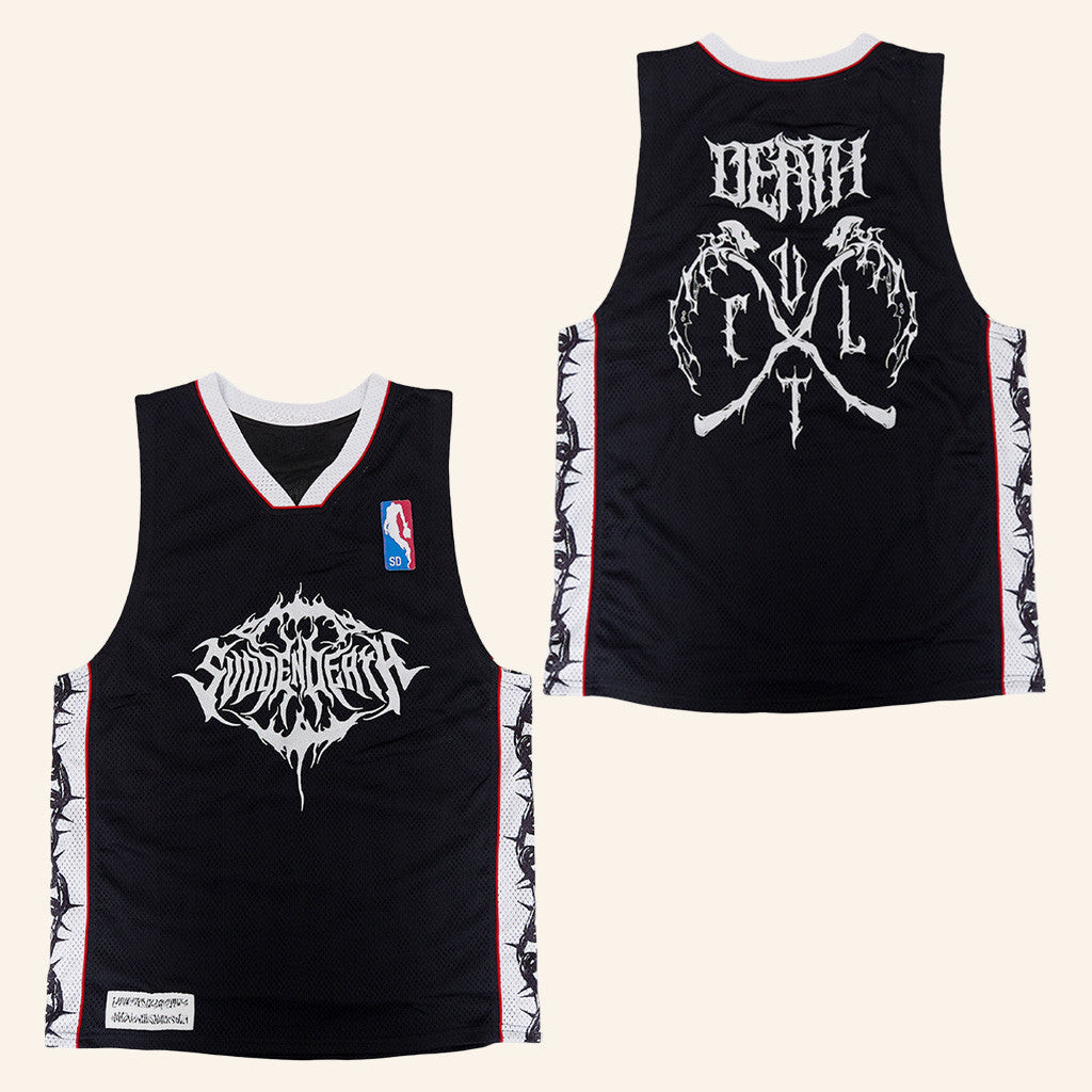 Svdden Death Merch Death CVLT Vintage Basketball Jersey Best Gifts For Him Svdden Death Merch Death CVLT Vintage Basketball Jersey Best Gifts For Him