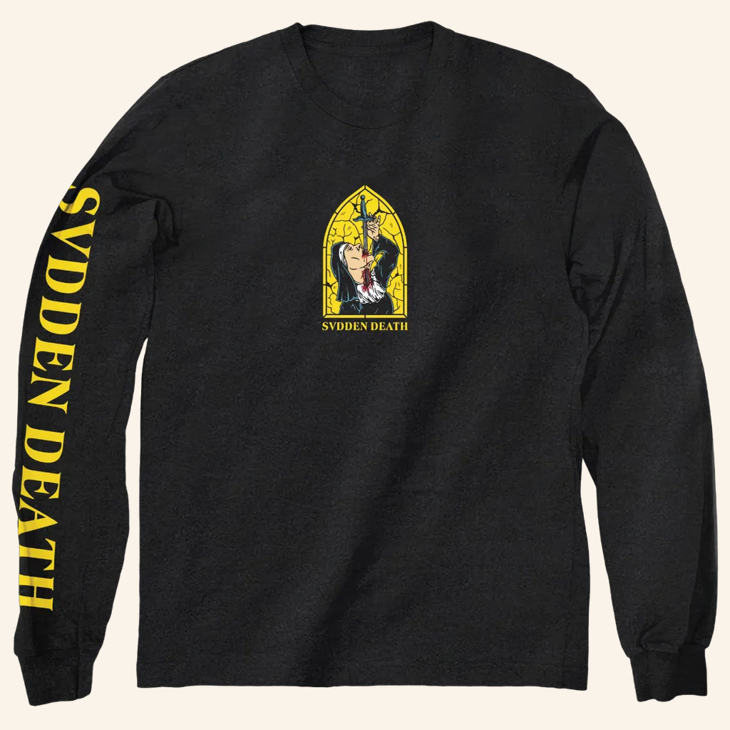 Svdden Death Merch Nun Long Sleeve T-Shirt Gifts Ideas For DJ Fans