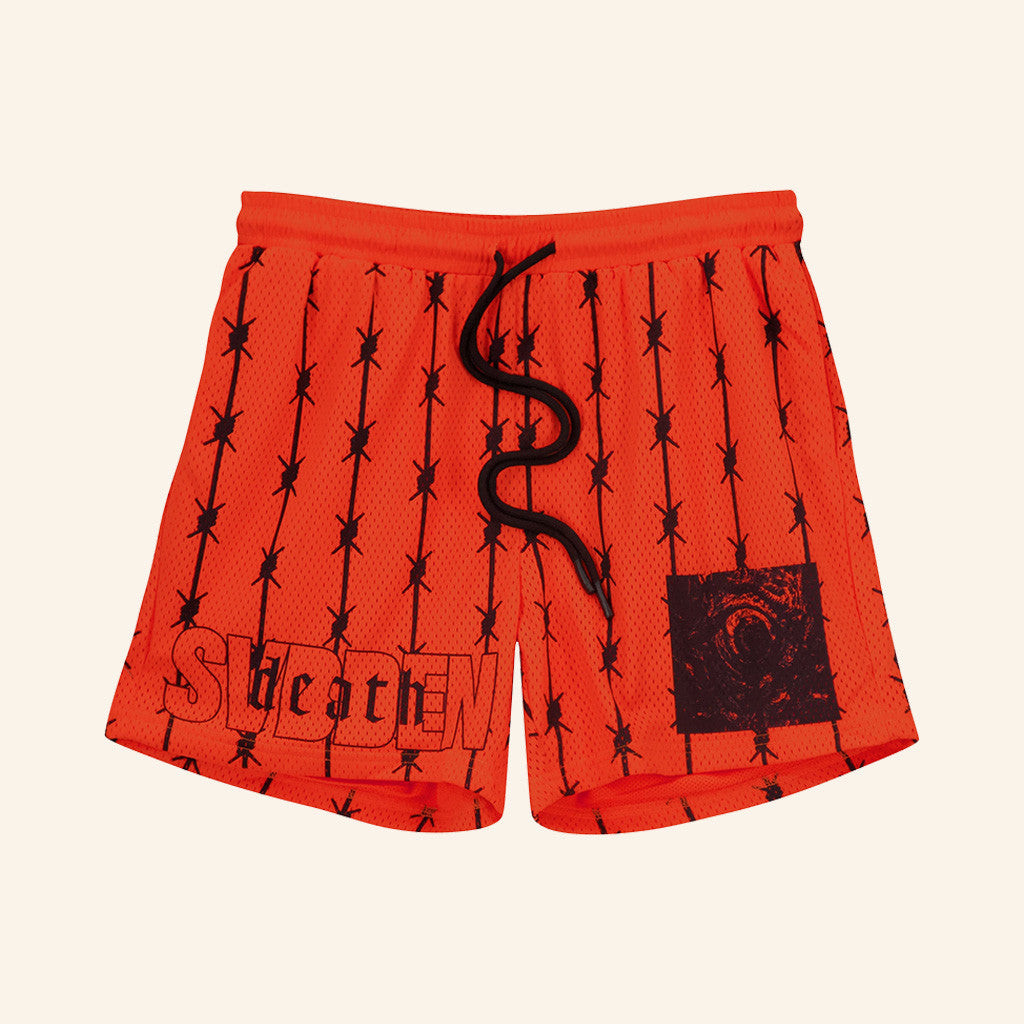Svdden Death Merch Orange Maze Shorts Gifts For Dudes