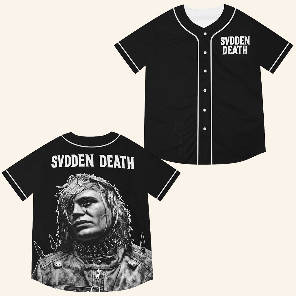 Svdden Death Merch SVDDEN DEATH Black Out Jersey Summon The Void Jersey Gift Ideas For DJ