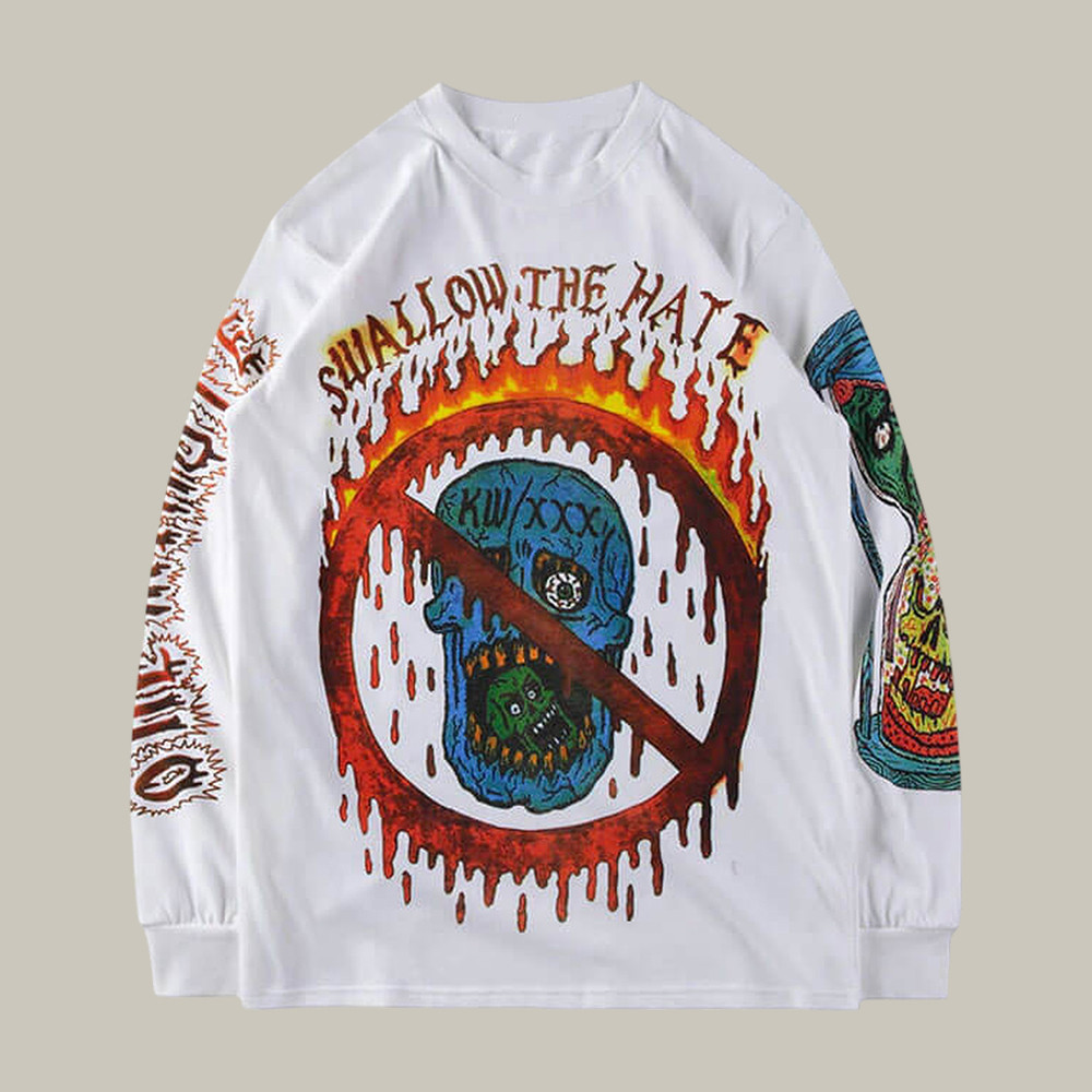 Swallow The Hate Kanye West Sweatshirt Kanye West World Tour 2026 Apparel Great Present For Fans