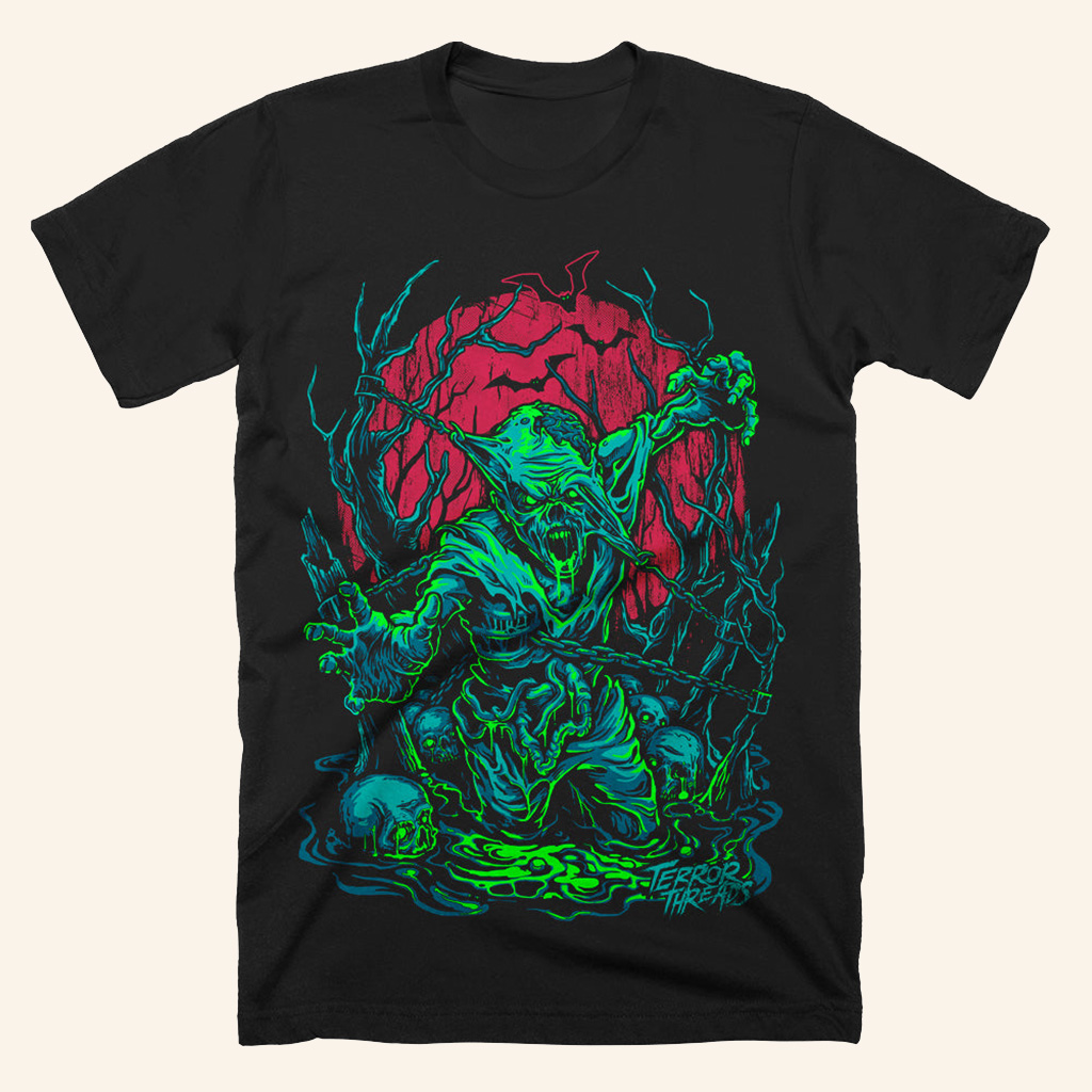 Swamp Attack T-Shirt Halloween Men Clothing Best Gifts For Father Swamp Attack T-Shirt Halloween Men Clothing Best Gifts For Father