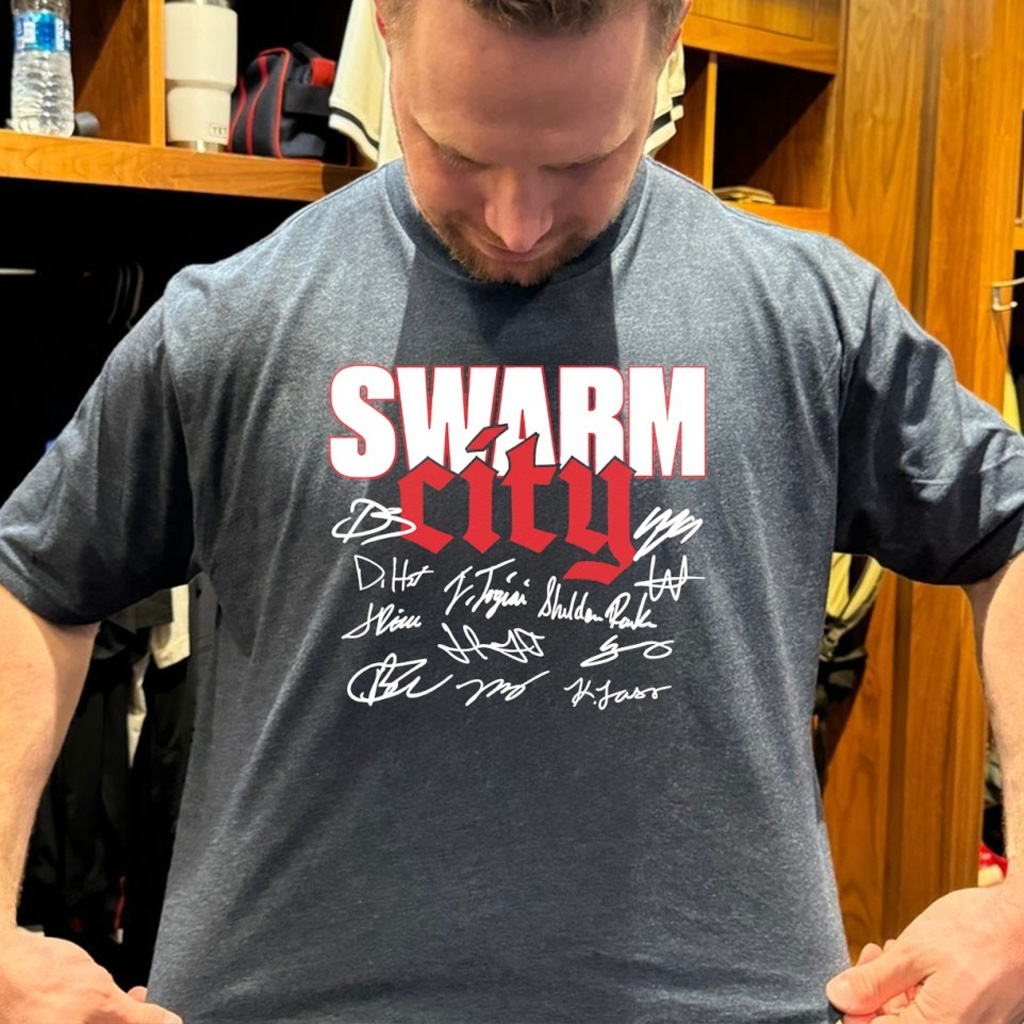 Swarm City Houston Football Players Signatures Shirt Presents For Football Lovers