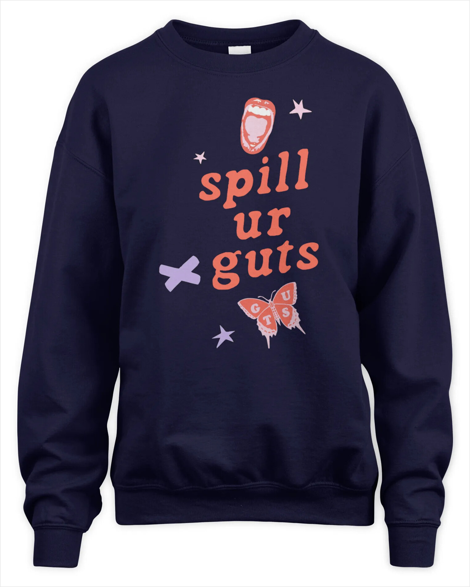Sweatshirt Olivia Rodrigo Merch Spill Ur Guts Blue Premium Sweaer Gifts For Sister Trendy Merch