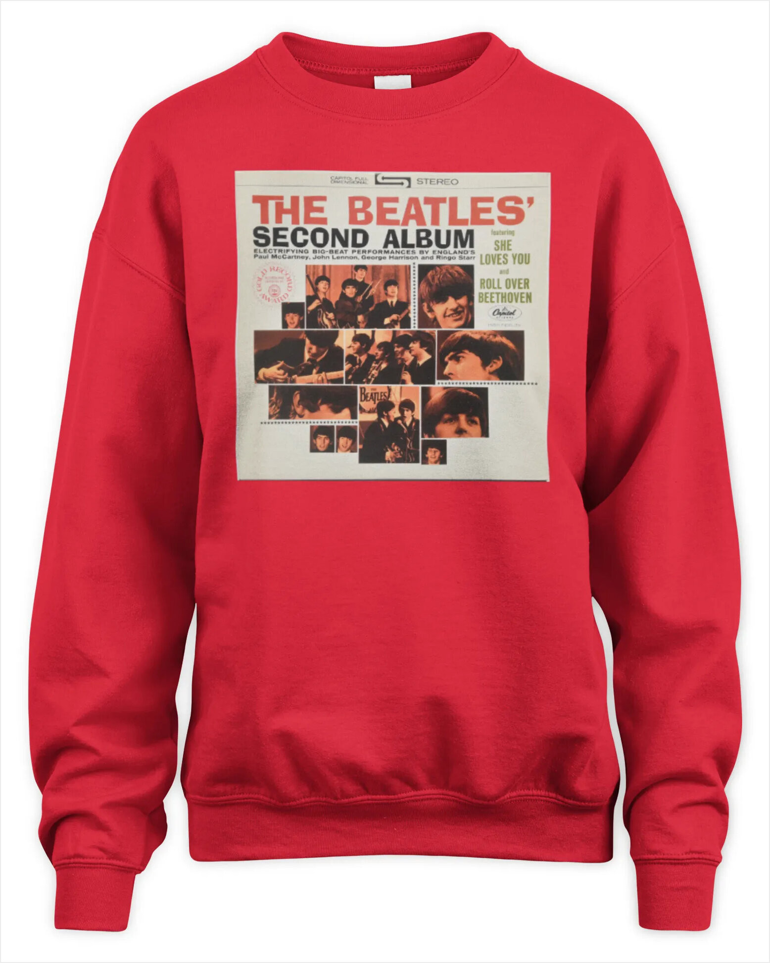 Sweatshirt The Beatles Official Store The Beatles Second Album Cover Premium Sweaer Gifts For BFF Sweatshirt The Beatles Official Store The Beatles Second Album Cover Premium Sweaer Gifts For BFF