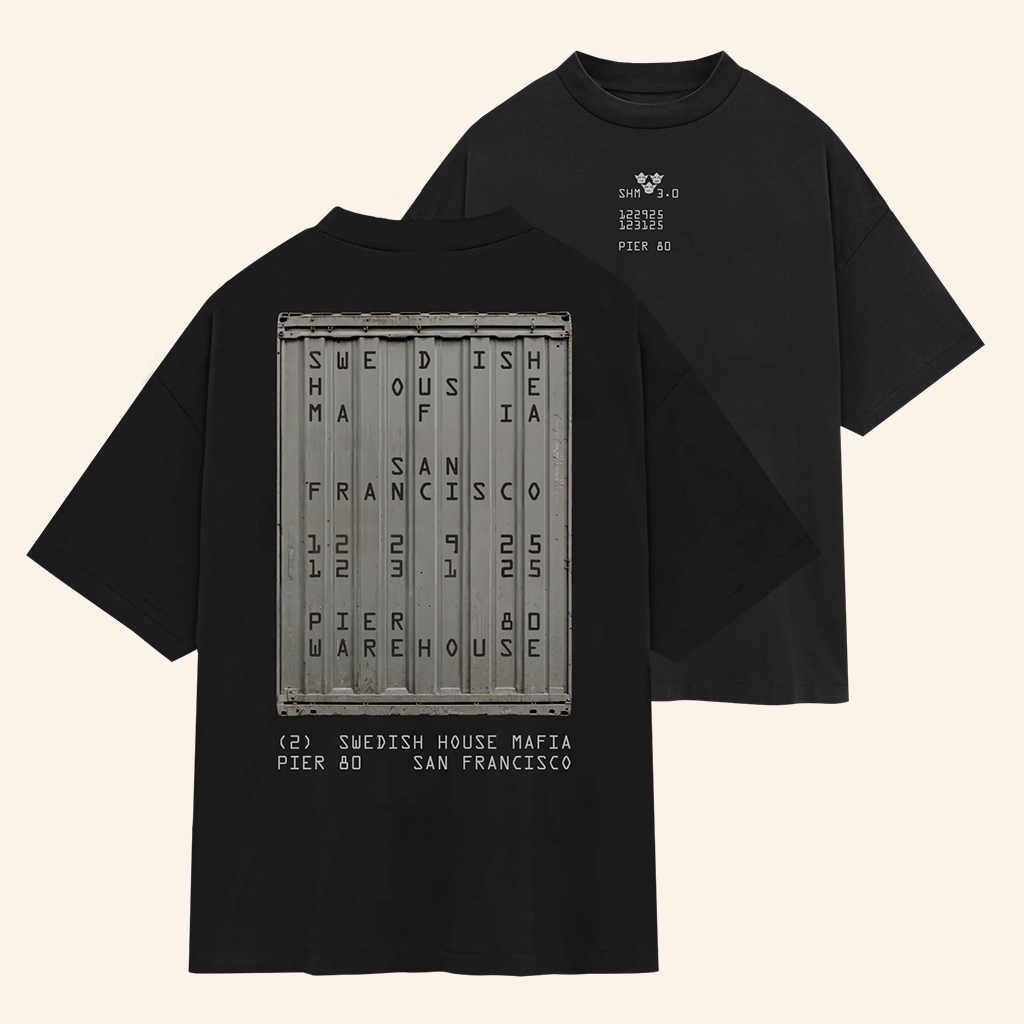 Swedish House Mafia Merch SF Pier 80 T-Shirt Good Gifts For Rock Fans