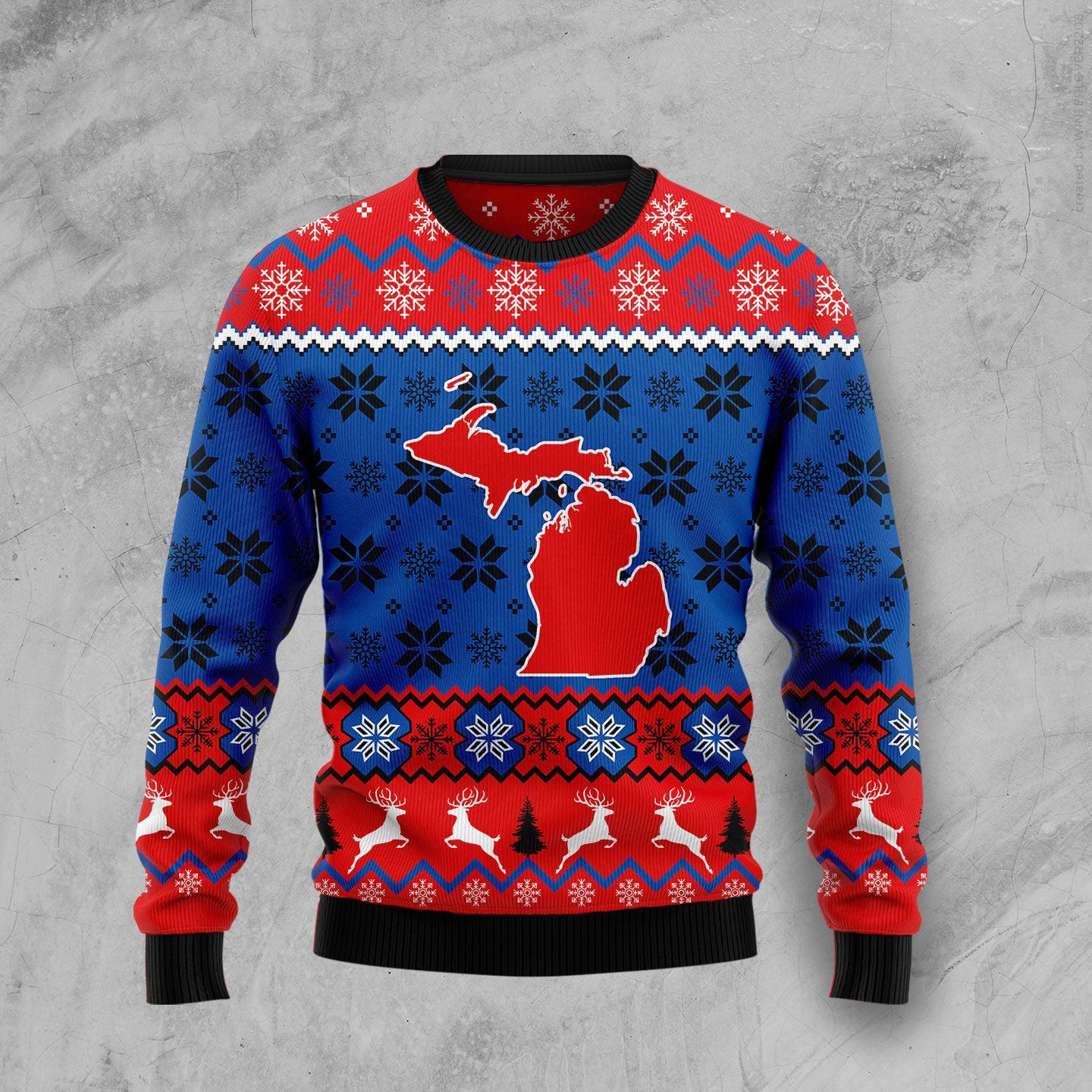 Sweet Home Michigan Ugly Christmas Sweater Winter Clothing Xmas Gifts For Michigan Citizens