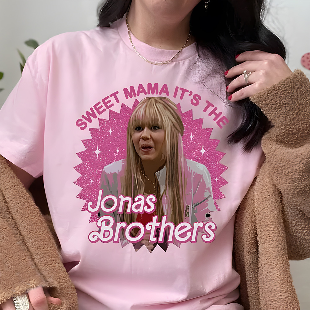 Sweet Mama It's The Jonas Brothers Shirt Pink Funny Jonas Brothers Merch Apparel