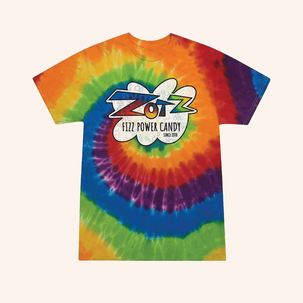Sweet Memories Vintage Tees Merch Zotz Fizz Power Candy Tie Dye Shirt Gifts For Friends