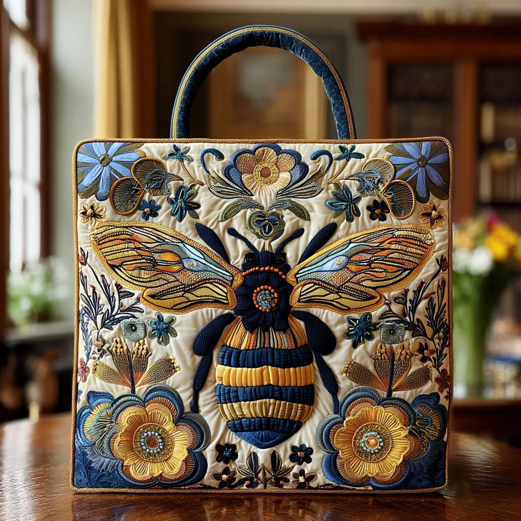 Sweet Nectar Quilted Tote Bag Bee Related Gifts