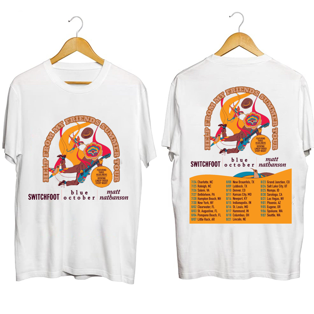 Switchfoot Summer Tour 2024 Shirt Switchfoot Merch Gifts For Rock Fans