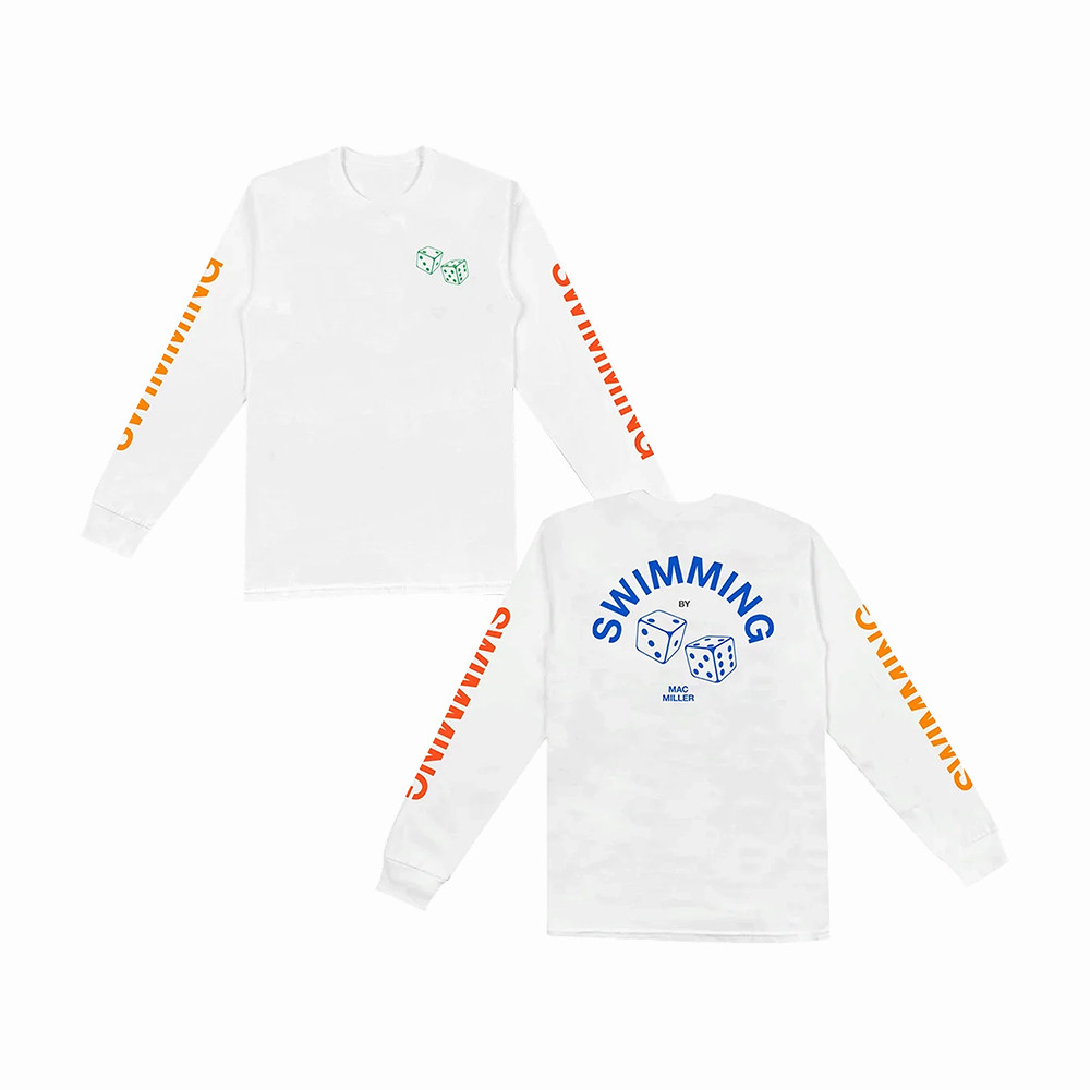 Swmming Dices Mac Miller Long Sleeve Shirt Rap Music Apparel Present Idea For Mac Miller Lovers