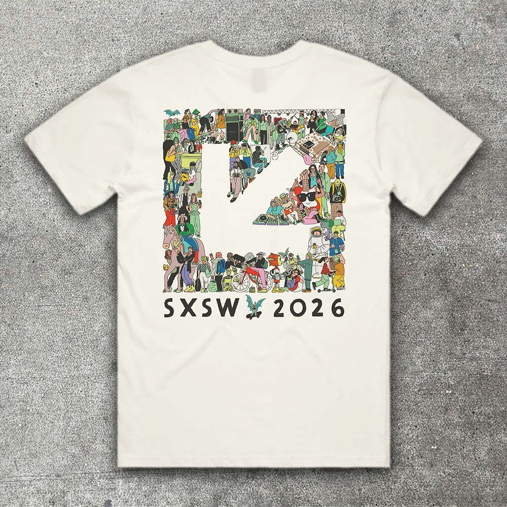 SXSW 2026 Art Collage T-Shirt South By Southwest Music Film Tech Festival Austin Texas Best Gift