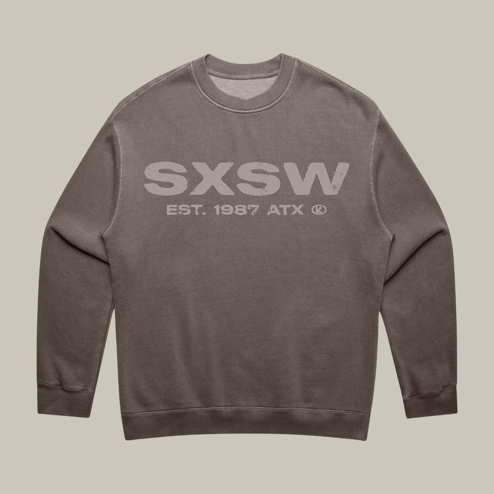 Sxsw Est 1987 Atx Vintage Sweatshirt South By Southwest Merch Present For Girlfriend