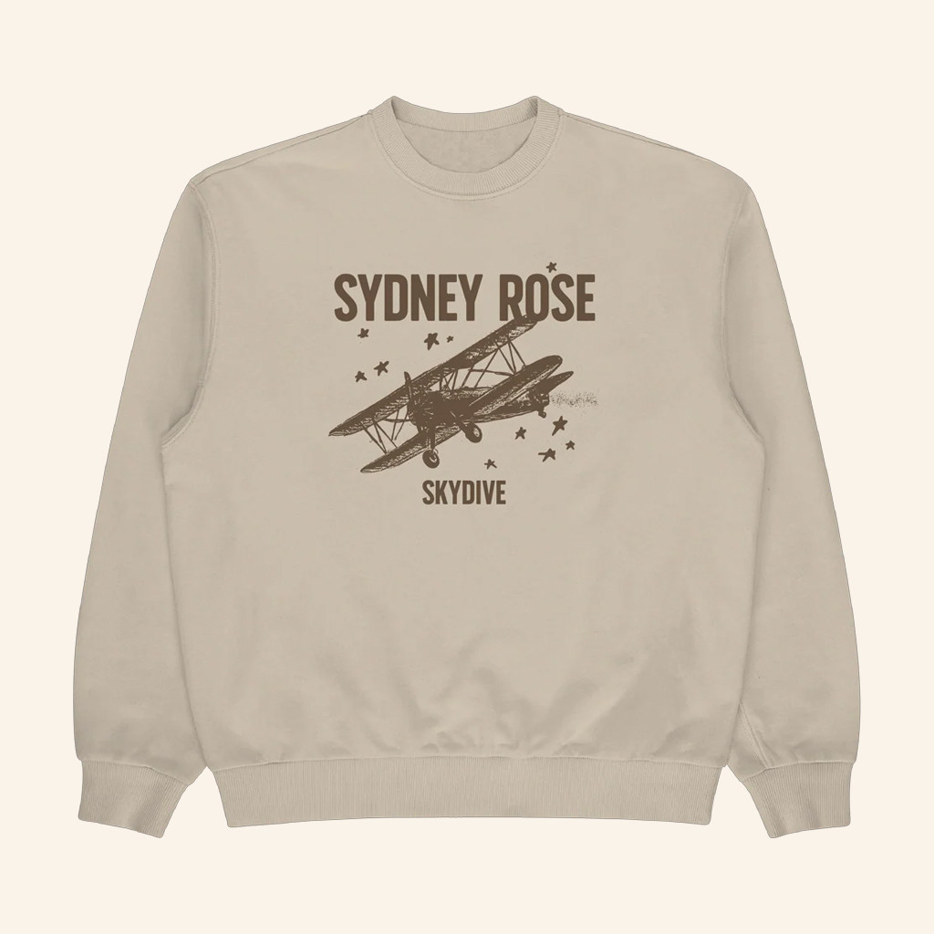 Sydney Rose Merch Skydive Sweatshirt Best Gifts For Music Lovers
