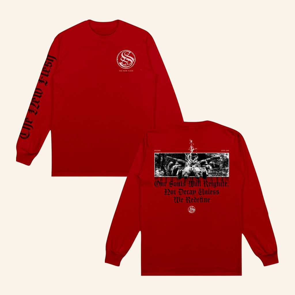 Sylosis Merch Reignite Red Long Sleeve T-Shirt Best Gifts For Husband