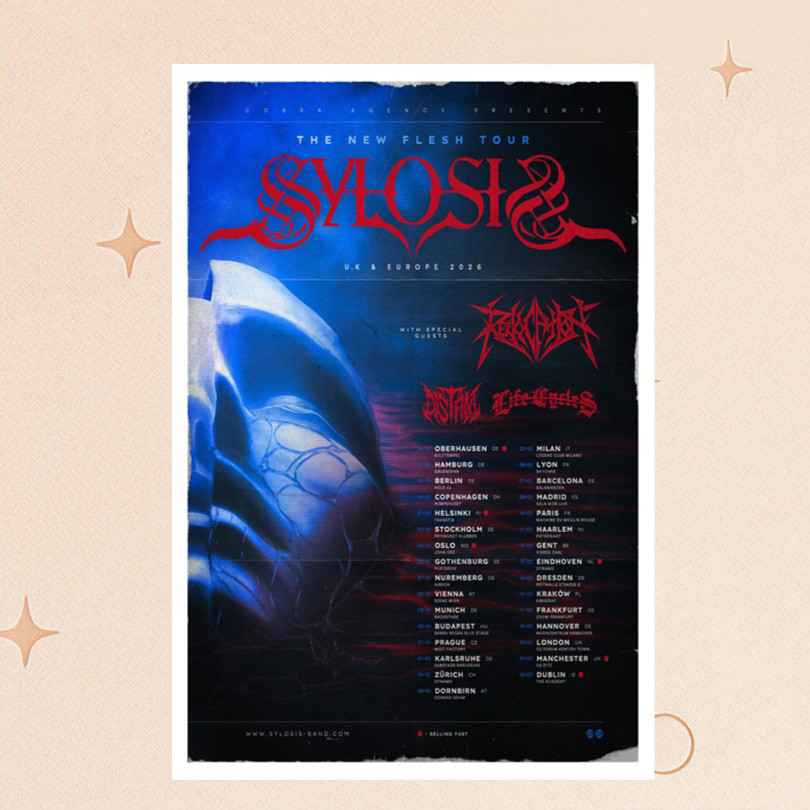 Sylosis Merch Sylosis New Flesh 2026 Album Poster Home Decor Gifts For Music Lovers