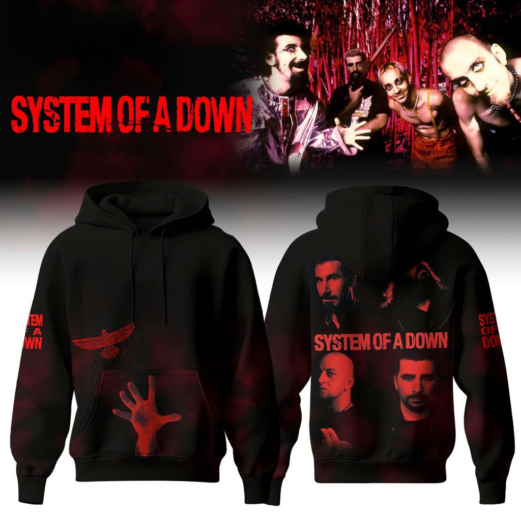System Of A Down 2025 Hoodie System Of A Down Merch Presents For Music Lovers