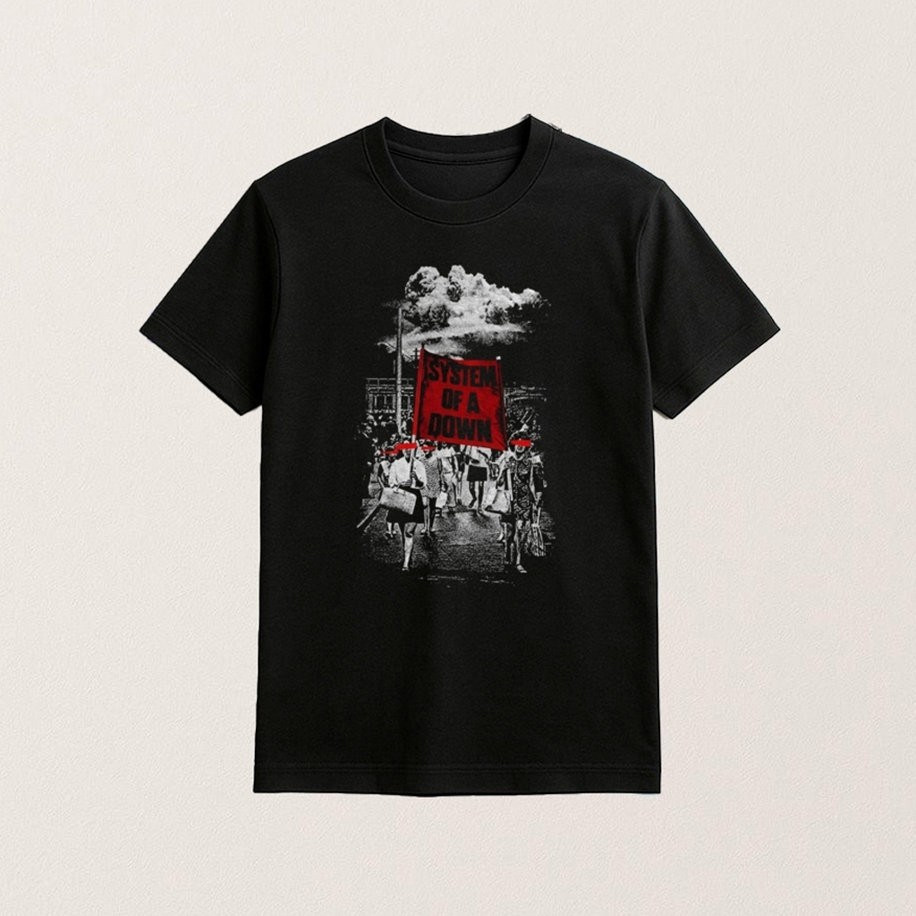 System Of A Down Merch Banner Marches Shirt Unique Gifts For Music Lovers