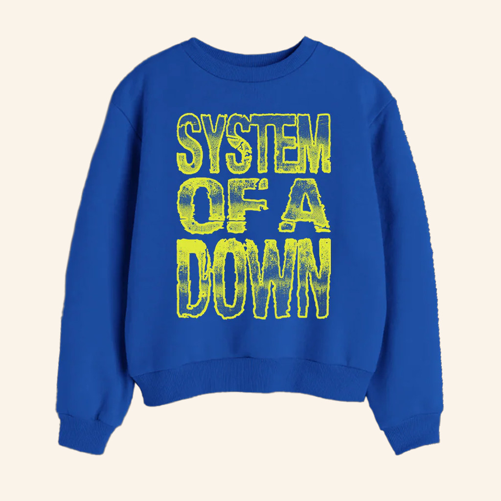 System Of A Down Merch Gradient Stack Crewneck Sweatshirt Gifts For Friends
