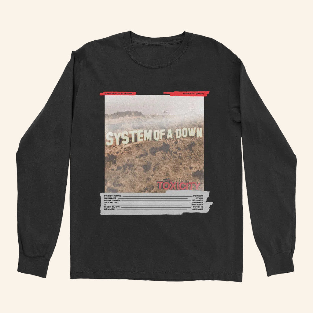 System Of A Down Merch Tour 2025 Mixing Board Long Sleeve Shirt Gifts For Friends