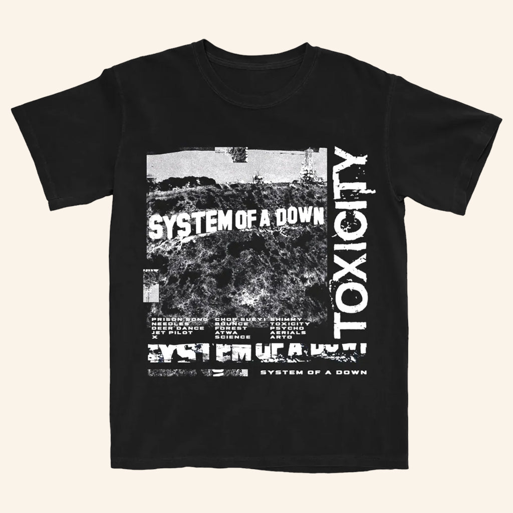 System Of A Down Merch Tour 2025 Photocopy Toxicity T-Shirt Presents For Boyfriend