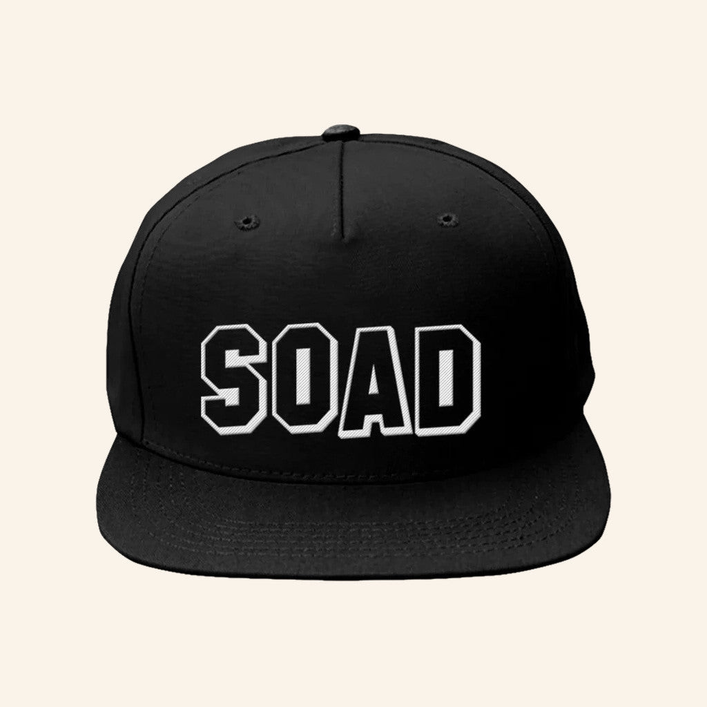 System Of A Down Merch Tour 2025 SOAD Hollywood Logo Embroidered Snapback Hat Dad Gifts System Of A Down Merch Tour 2025 SOAD Hollywood Logo Embroidered Snapback Hat Dad Gifts