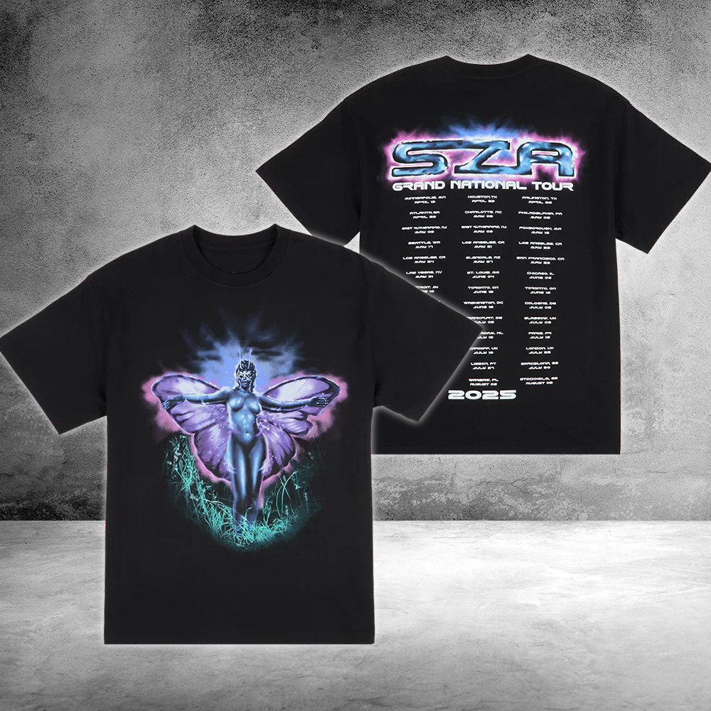SZA Airbrush Tour T-Shirt Grand National Tour Shirt Unique Gifts For Music Lovers