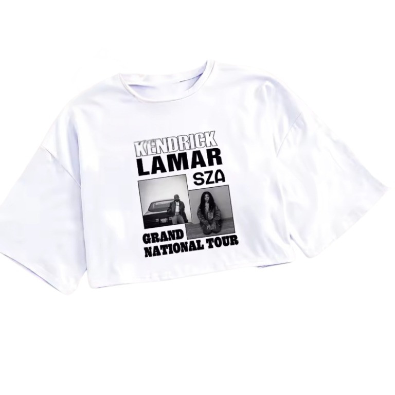Sza And Kendrick Tour Merch 2025 Crop Top Kendrick Lamar SZA Grand National Tour Merch