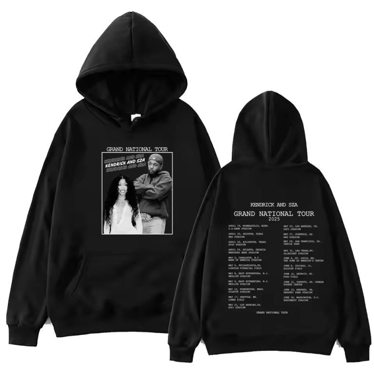 Sza And Kendrick Tour Merch Hoodie 2025 Kendrick SZA Grand National Tour Merch Fan Gifts