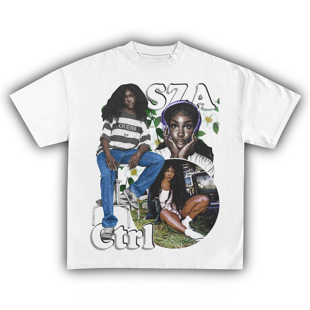 SZA Ctrl White T-Shirt SZA Merch Unique Gifts For Music Lovers SZA Ctrl White T-Shirt SZA Merch Unique Gifts For Music Lovers