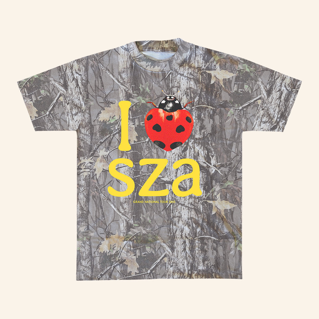 SZA Merch Camo T-Shirt Gift Ideas For Music Lovers SZA Merch Camo T-Shirt Gift Ideas For Music Lovers