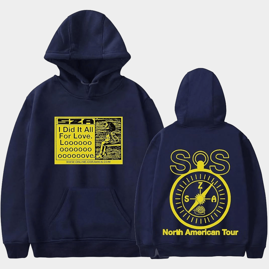 SZA Merch I Did It All For Love Hoodie SOS Tour Merch Gifts For Music Fans SZA Merch I Did It All For Love Hoodie SOS Tour Merch Gifts For Music Fans